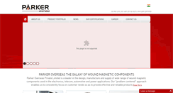 Desktop Screenshot of parkeroverseas.com